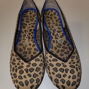 Leopard Print Rothys Flats womens size 7.5